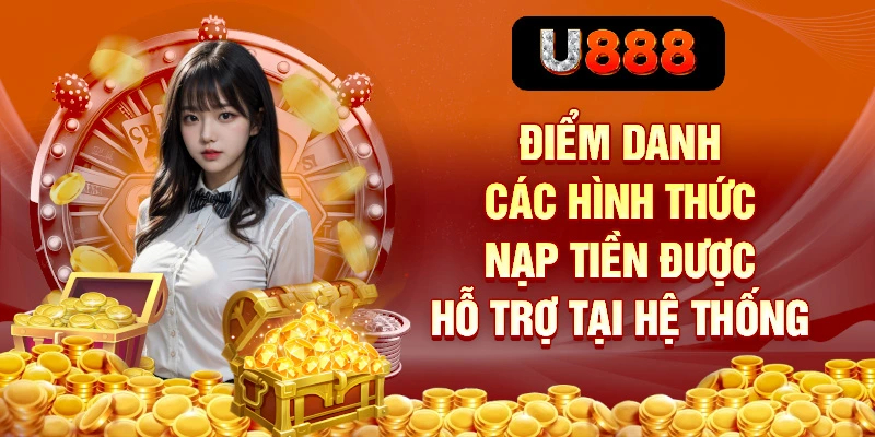 Nạp Tiền Tại U888 - Toàn Bộ Quy Trình Cho Người Mới 1 Điểm danh các hình thức nạp tiền được hỗ trợ tại hệ thống