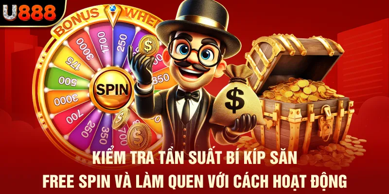 Bí Kíp Săn Free Spin – Bật Mí Nhận Lượt Quay Miễn Phí U888 3 Kiểm tra tần suất bí kíp săn free spin và làm quen với cách hoạt động