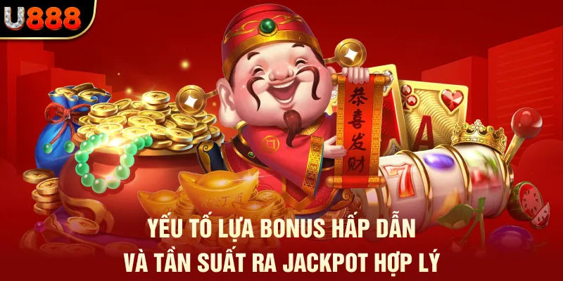 Top 5 Game Nổ Hũ - Tín Đồ Đam Mê Yêu Thích Nhất Tại U888 3 Yếu tố lựa bonus hấp dẫn và tần suất ra jackpot hợp lý